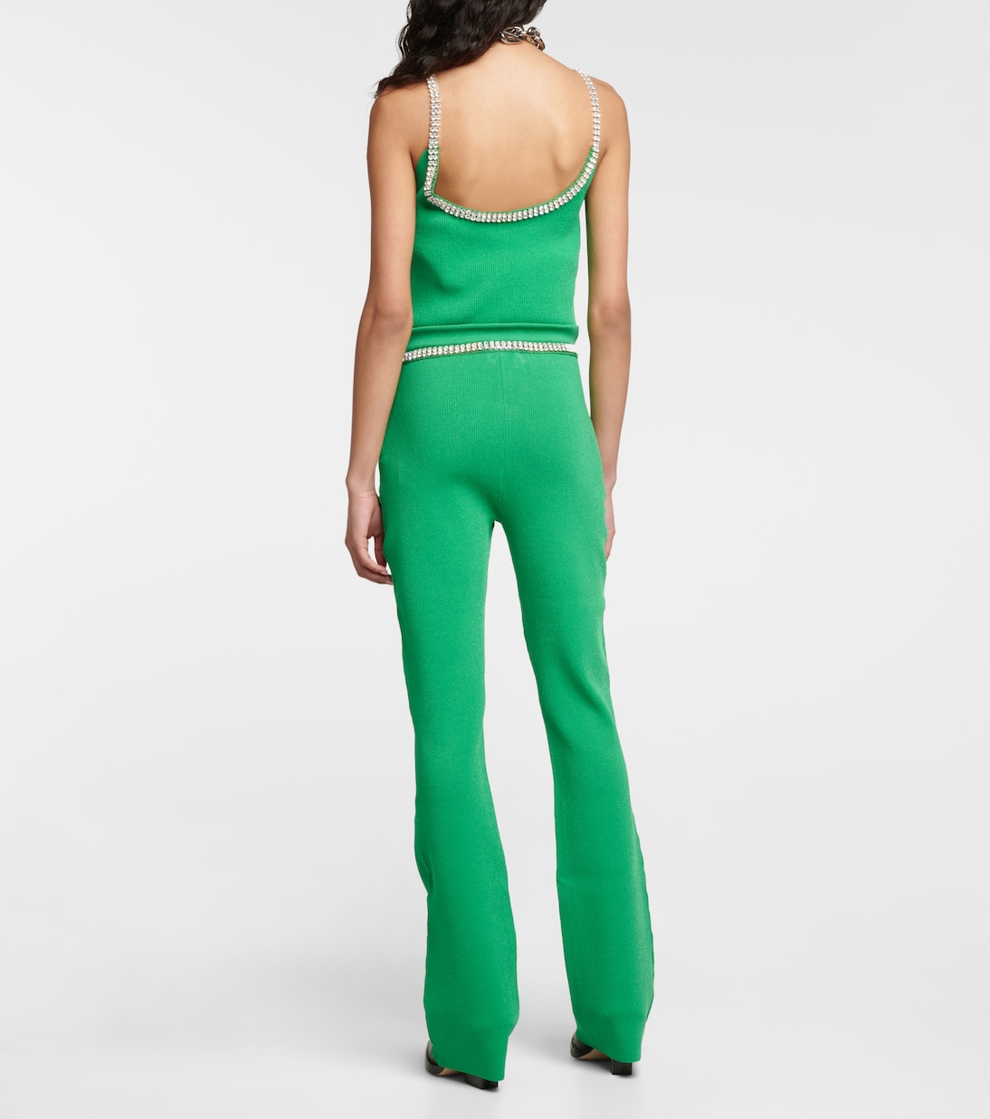 Schlaghose aus Rippstrick | Rabanne