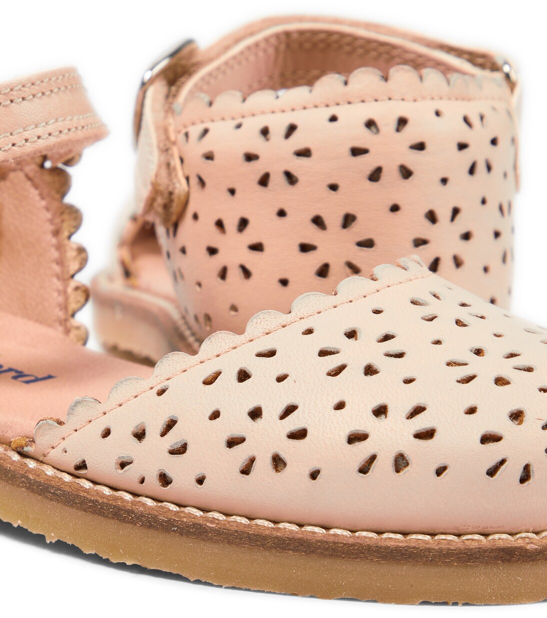 Ladida perforated leather ballet flats | Petit Nord