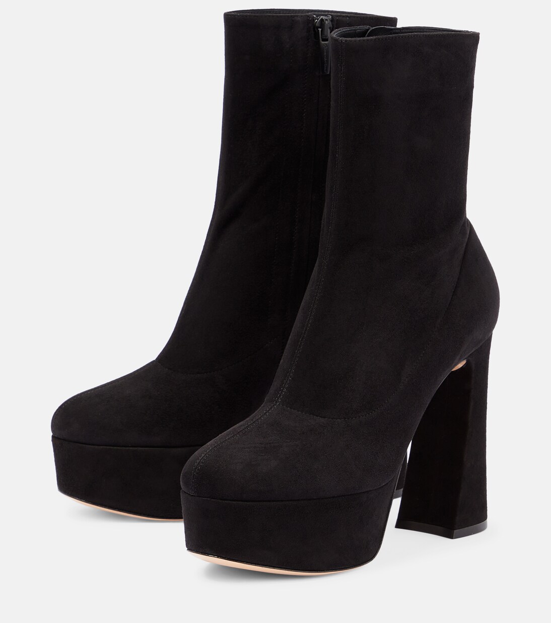 Ankle Boots Camnero aus Veloursleder | Gianvito Rossi