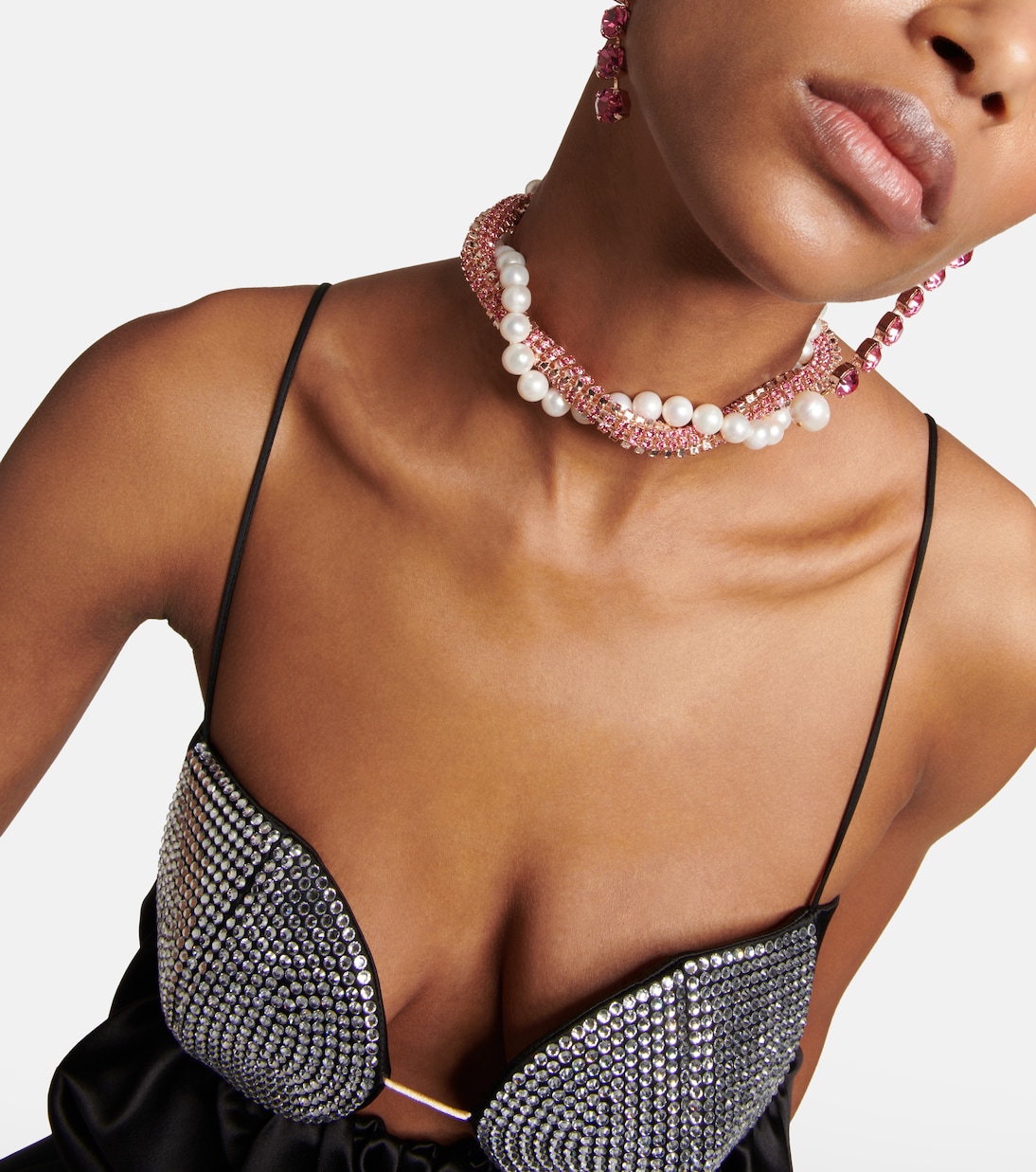 Collar con cristales y perlas | Magda Butrym