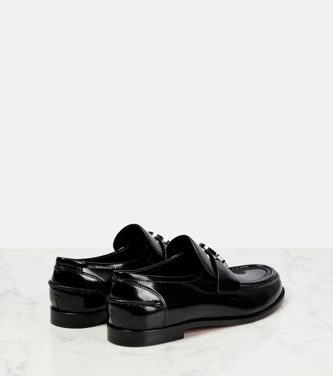 CL Moc leather loafers | Christian Louboutin