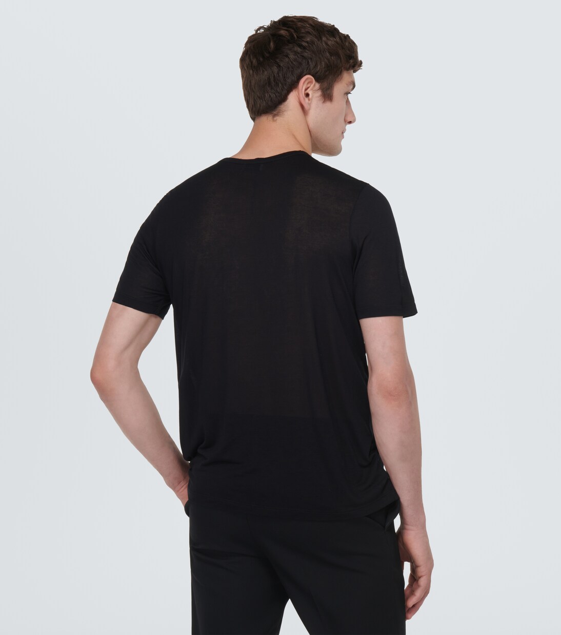Camiseta con logo bordado | Saint Laurent