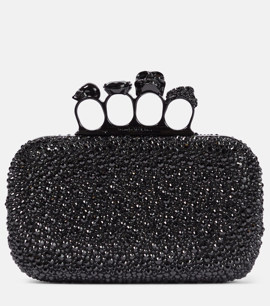 Verzierte Clutch Knuckle aus Leder | McQueen