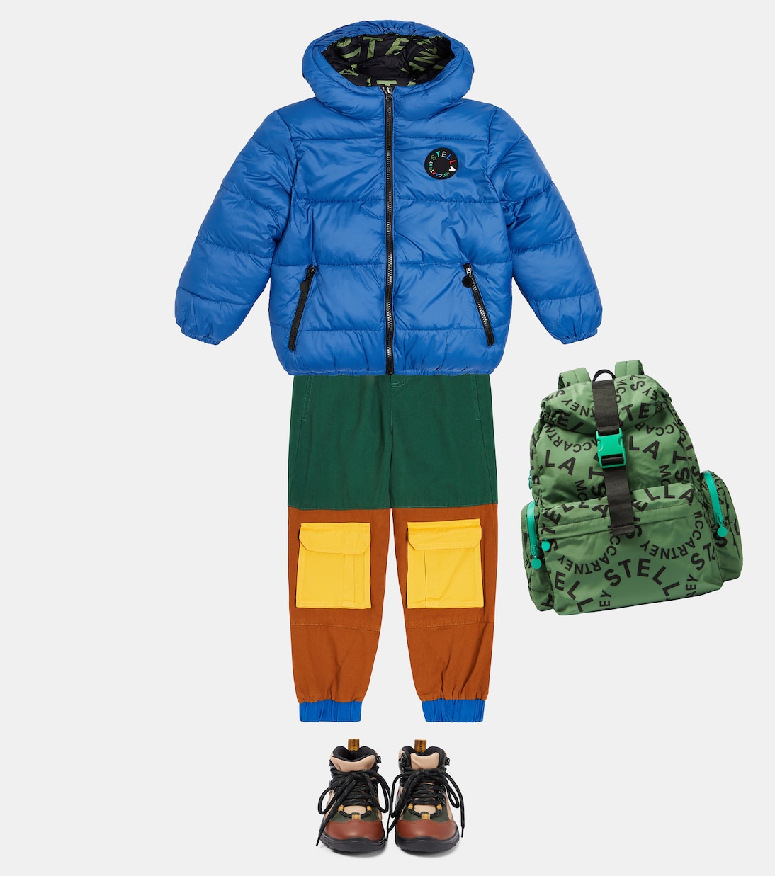 Panelled lace-up boots | Stella McCartney Kids