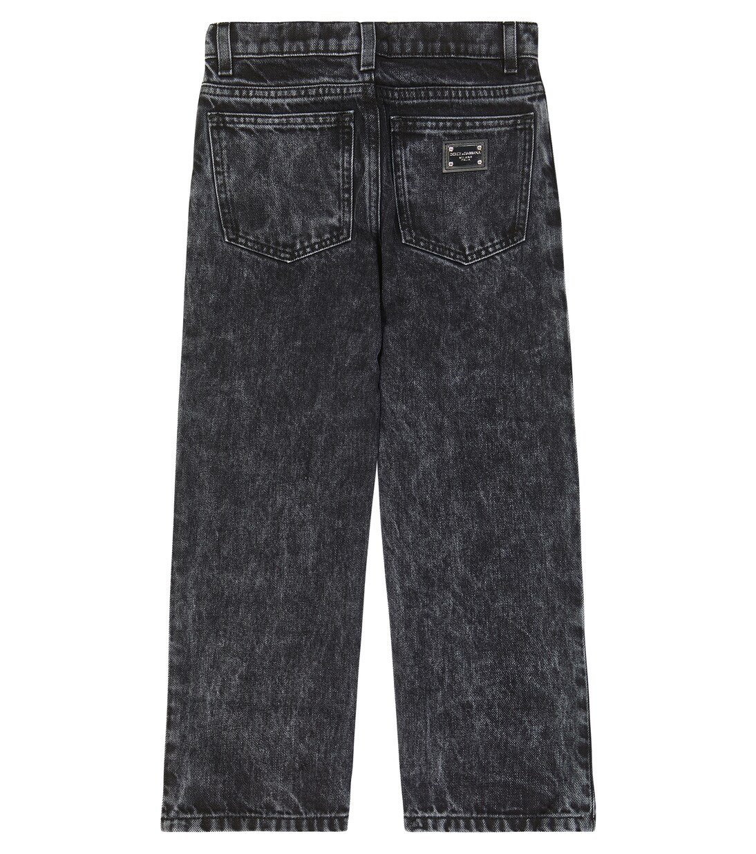DG cotton and silk jeans | Dolce&Gabbana Kids