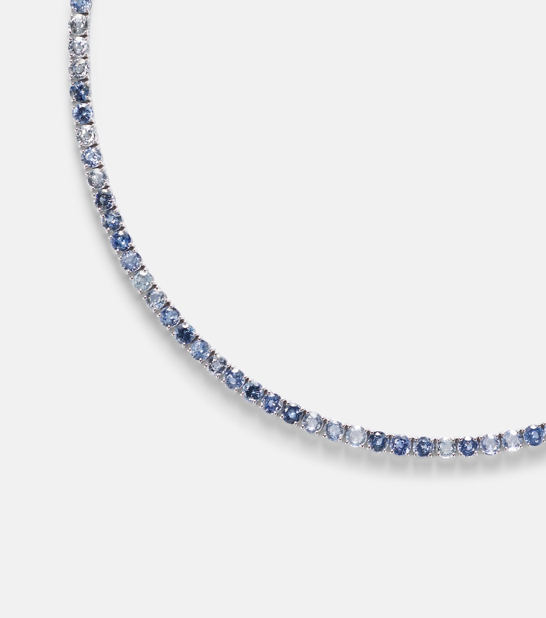 Collier en or blanc 18 ct et saphirs | Bucherer Fine Jewellery
