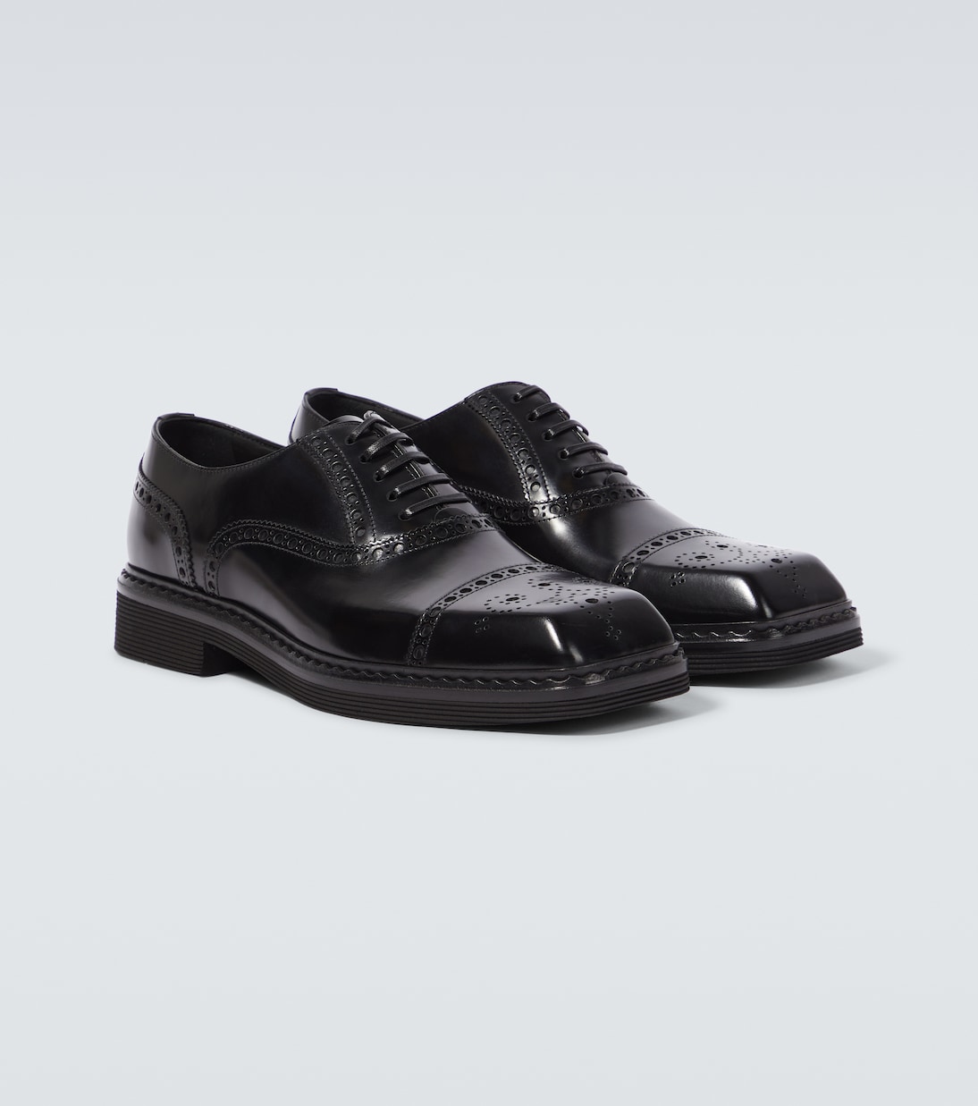 Zapatos brogue de piel cepillada | Dolce&Gabbana