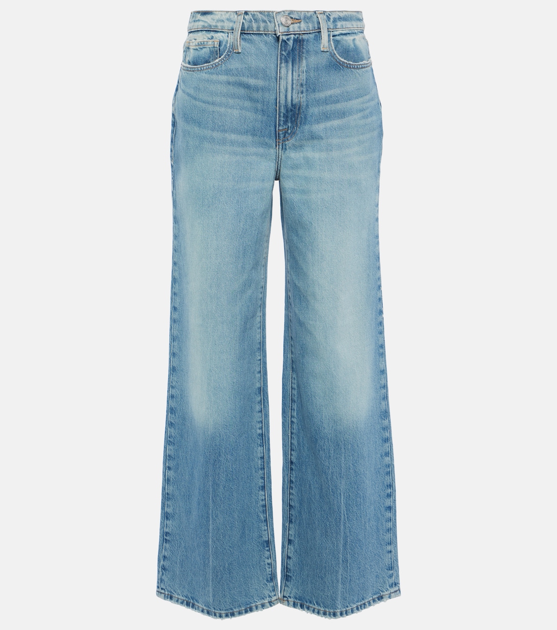 High-Rise Wide-Leg Jeans Le Jane | Frame