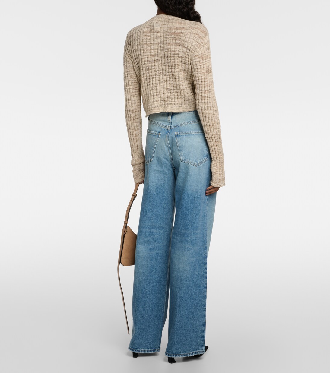 High-Rise Wide-Leg Jeans Le Jane | Frame