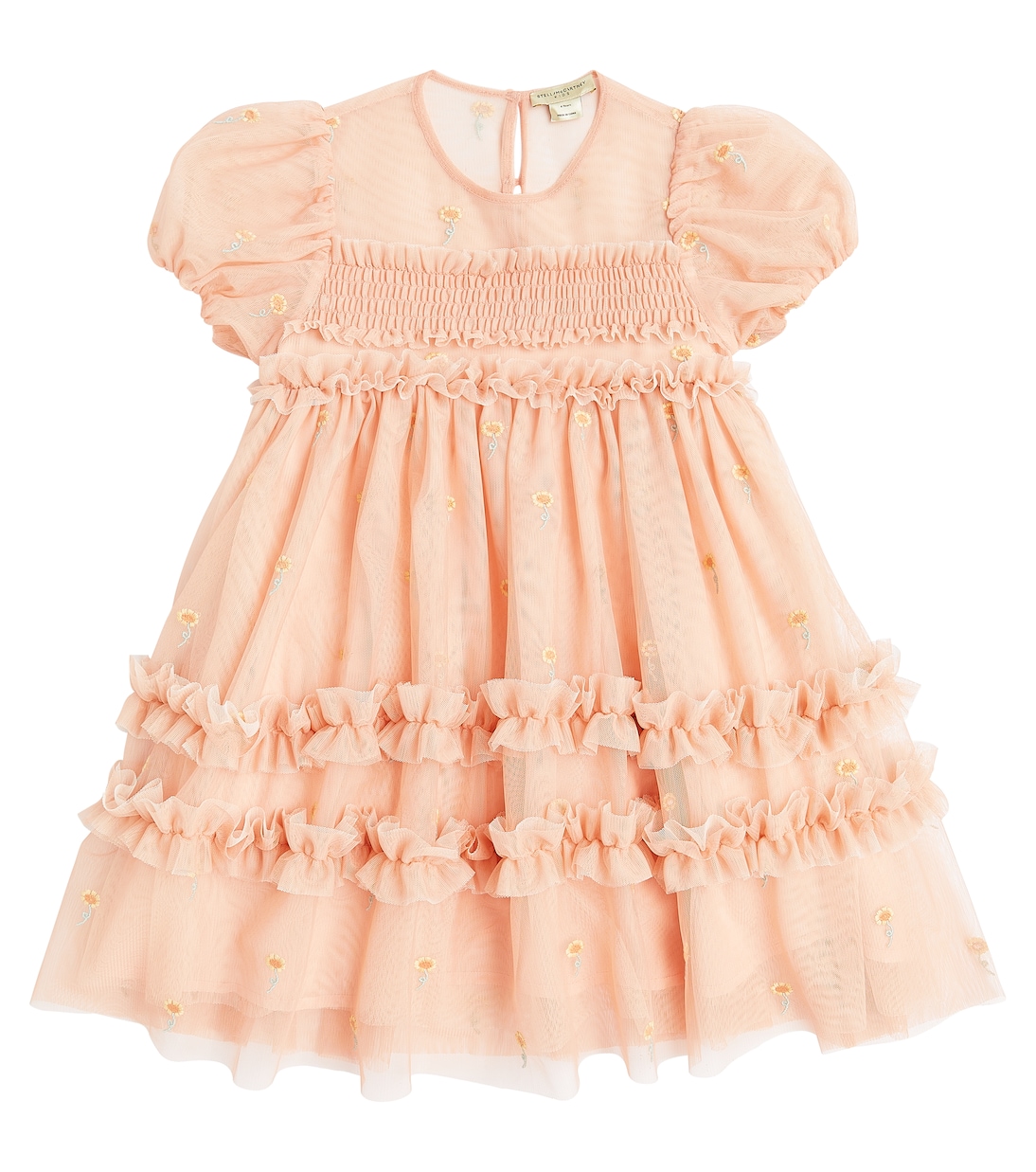 Embroidered floral tulle dress | Stella McCartney Kids