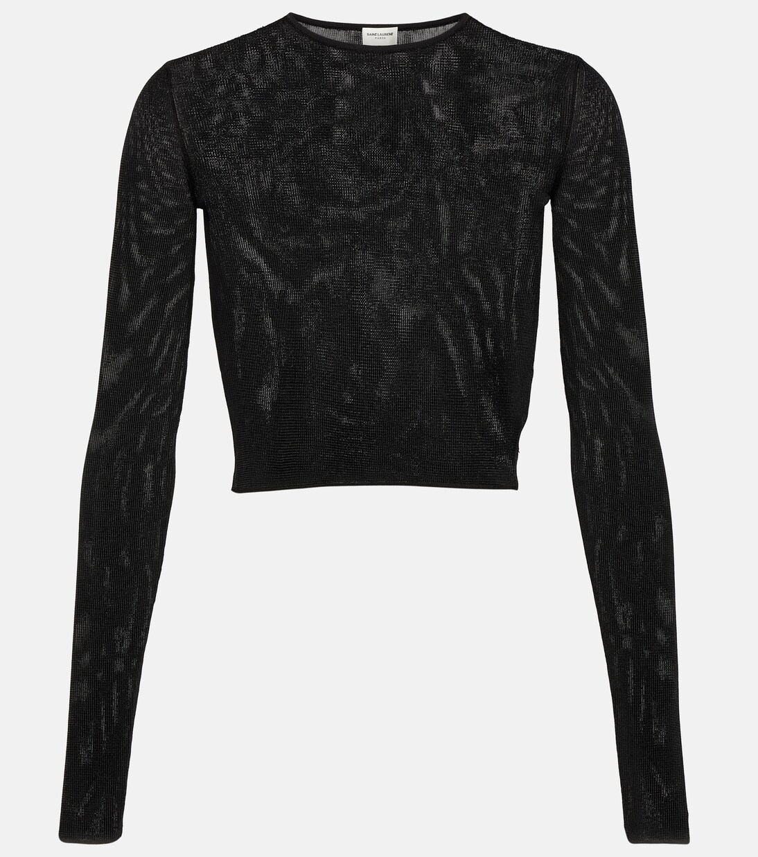Cropped-Top aus Strick | Saint Laurent