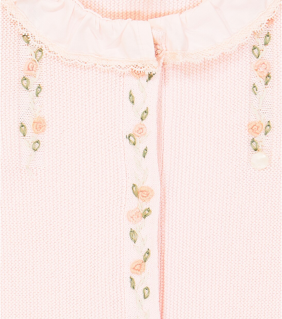 Baby embroidered cotton onesie | Tartine et Chocolat