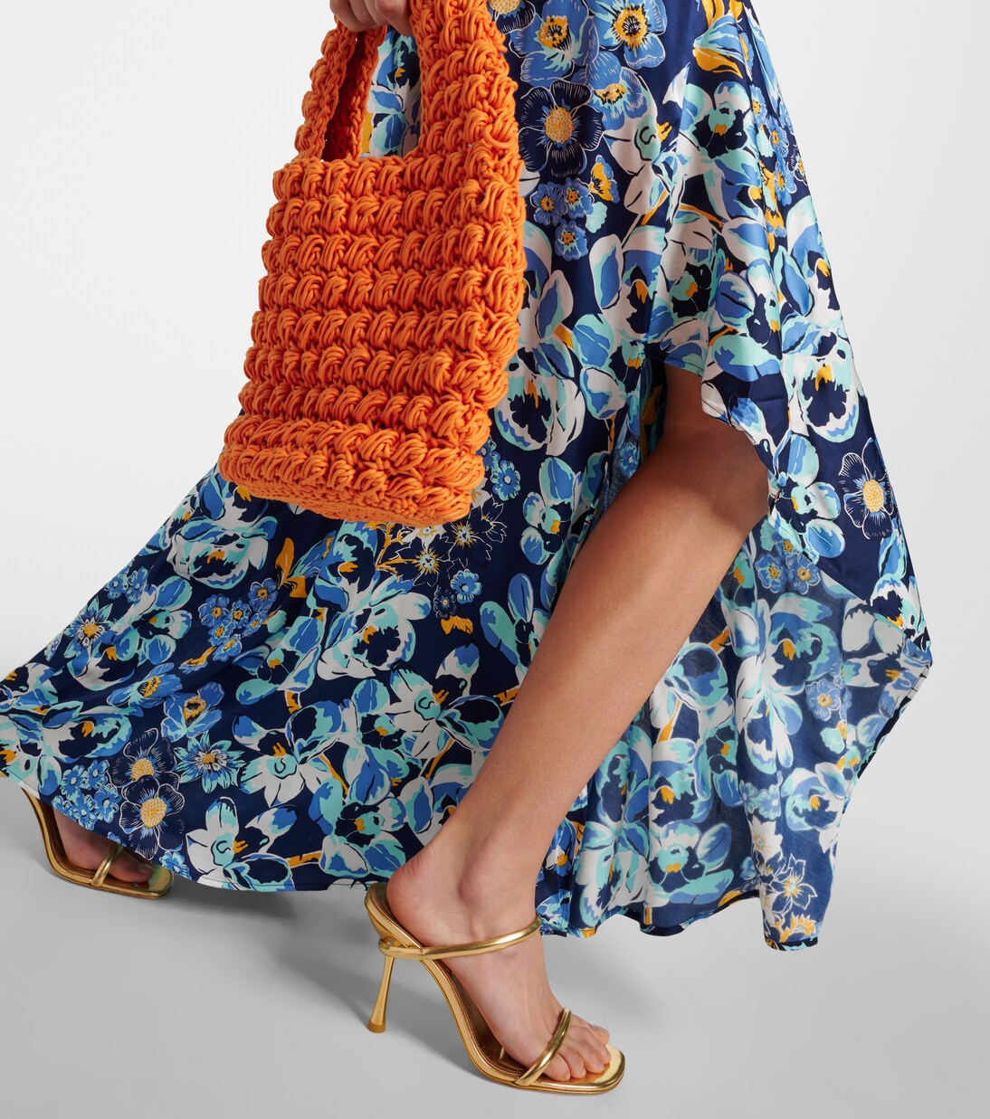 Robe longue Mabelle à fleurs | Poupette St Barth