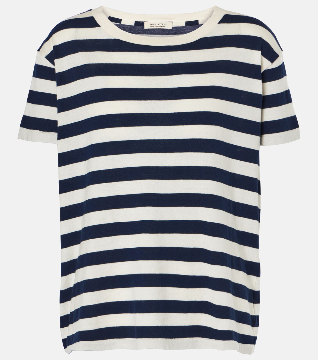 Brady striped cotton T-shirt | Nili Lotan