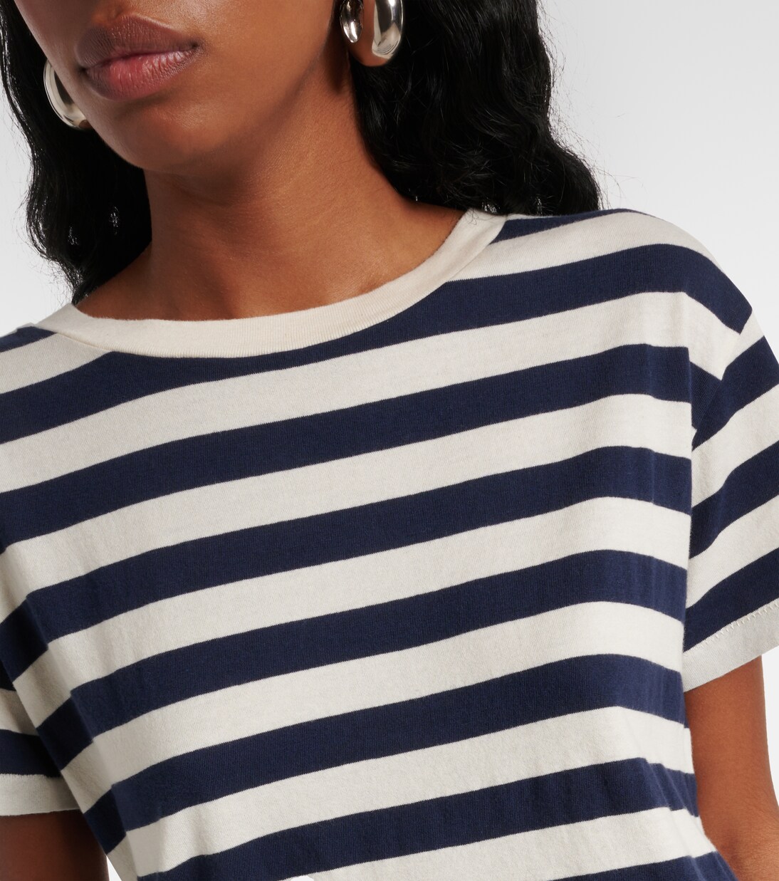 Brady striped cotton T-shirt | Nili Lotan