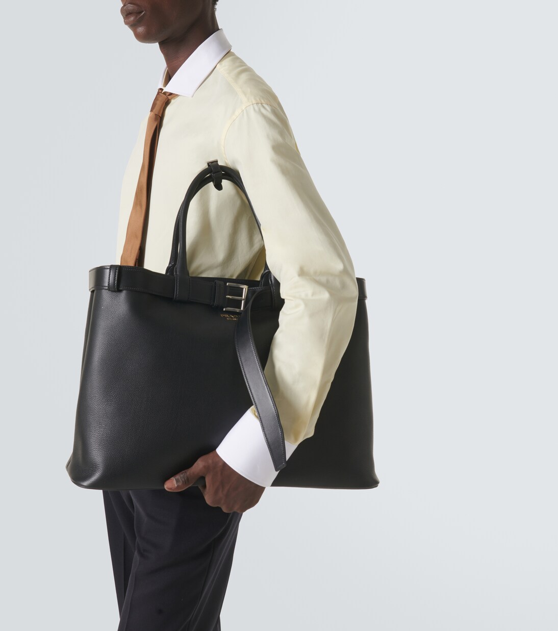 Prada Buckle leather tote bag | Prada