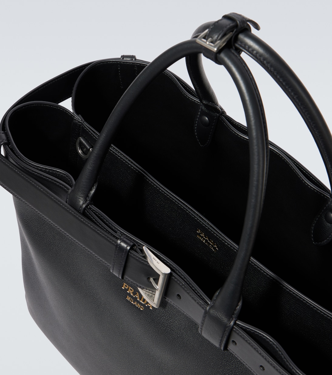 Prada Buckle leather tote bag | Prada