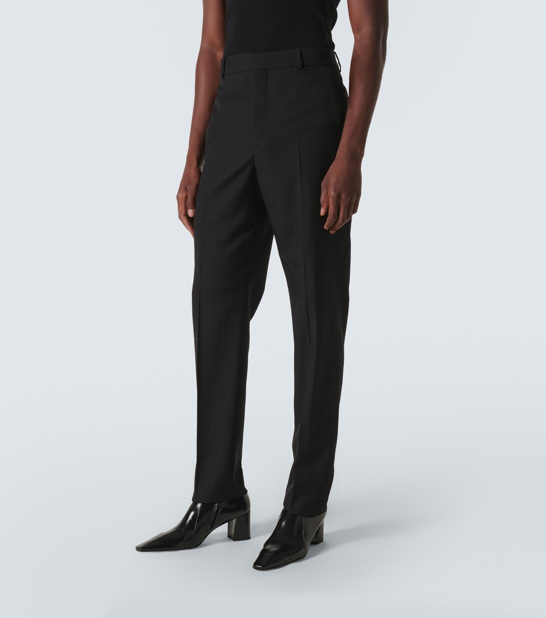 High-rise straight pants | Saint Laurent
