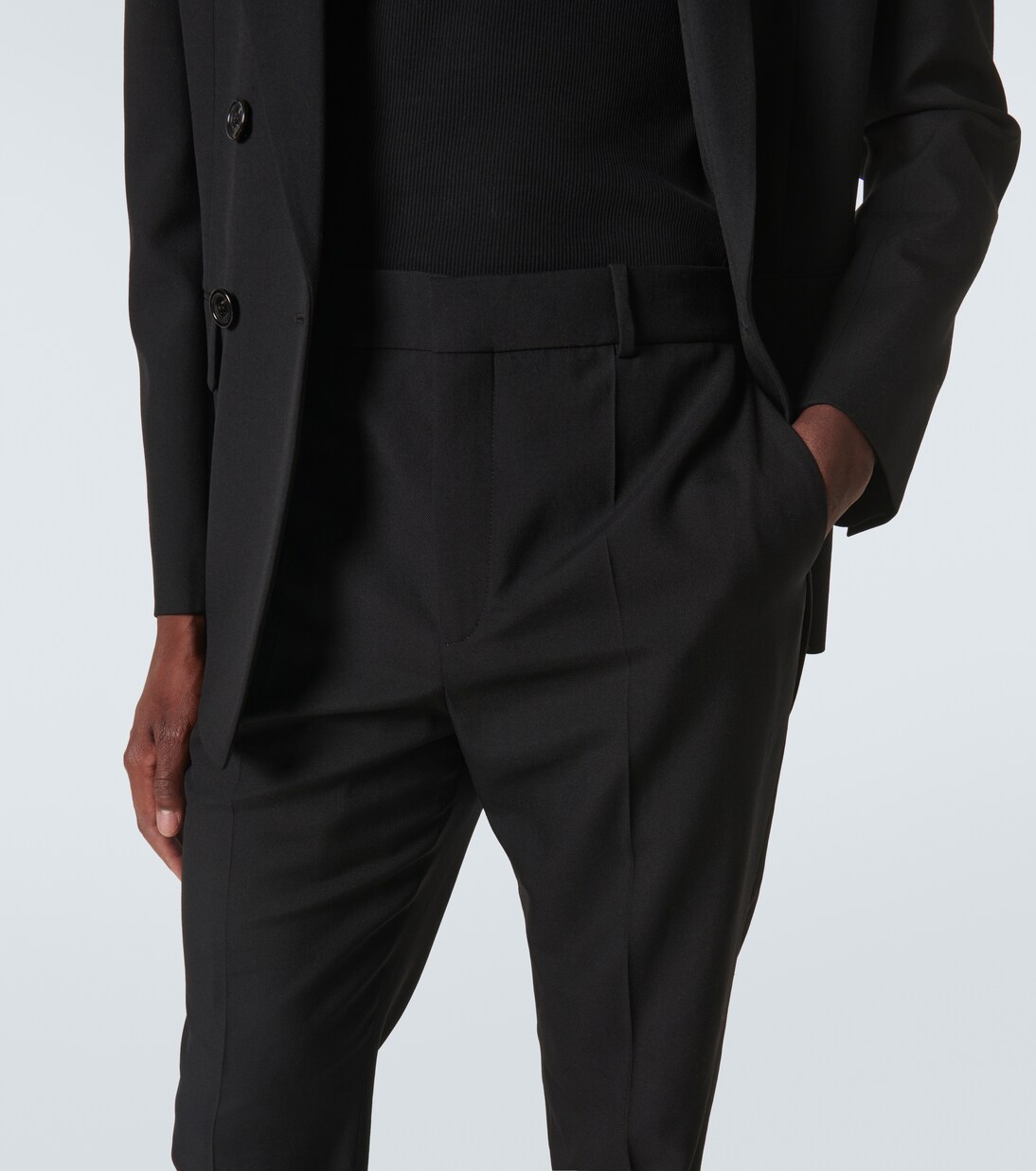 High-rise straight pants | Saint Laurent