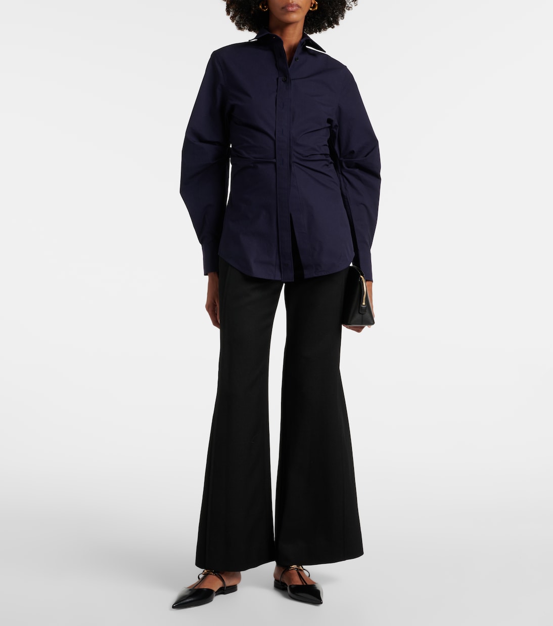 Bluse aus einem Baumwollgemisch | Victoria Beckham