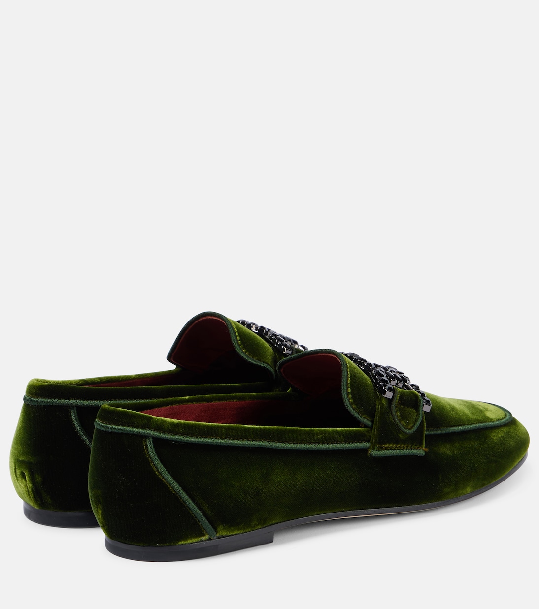 Loafers Kate aus Samt mit Kristallen | Tod's