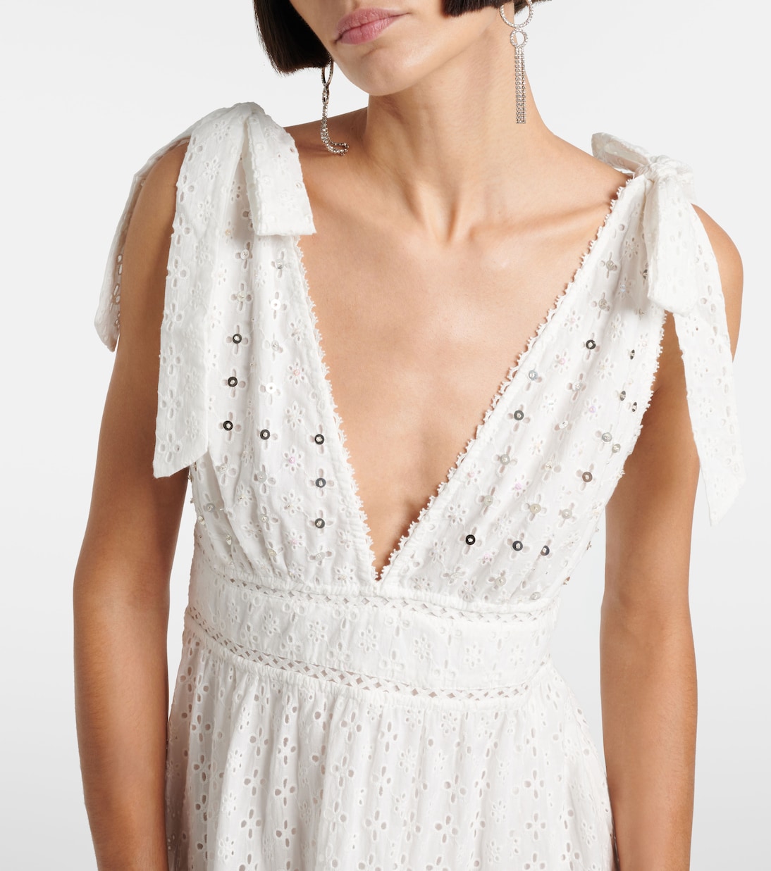 Robe Cara en coton à broderies anglaises | Poupette St Barth