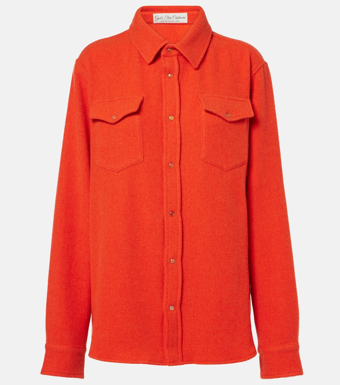 Fire cashmere shirt | God's True Cashmere