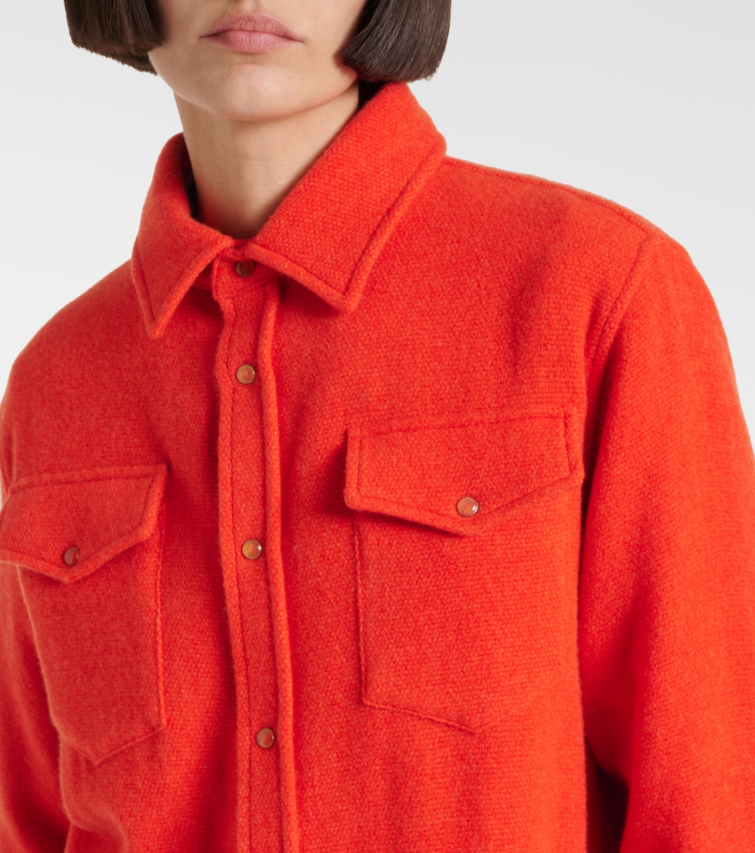 Fire cashmere shirt | God's True Cashmere