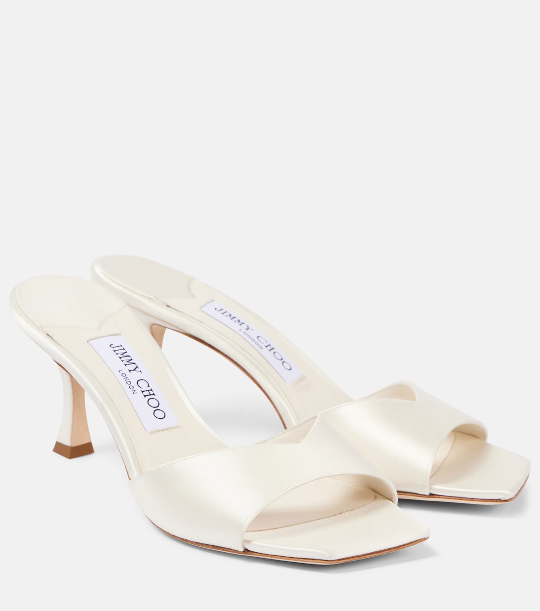 Skye 70 satin mules | Jimmy Choo