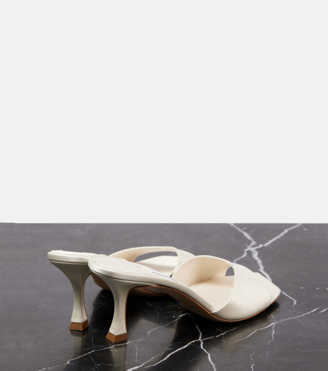 Skye 70 satin mules | Jimmy Choo