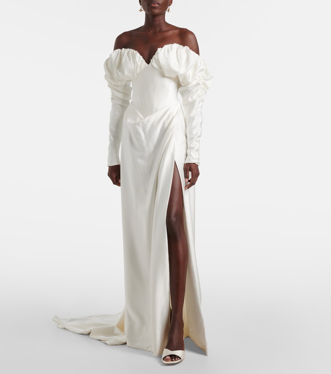 Skye 70 satin mules | Jimmy Choo