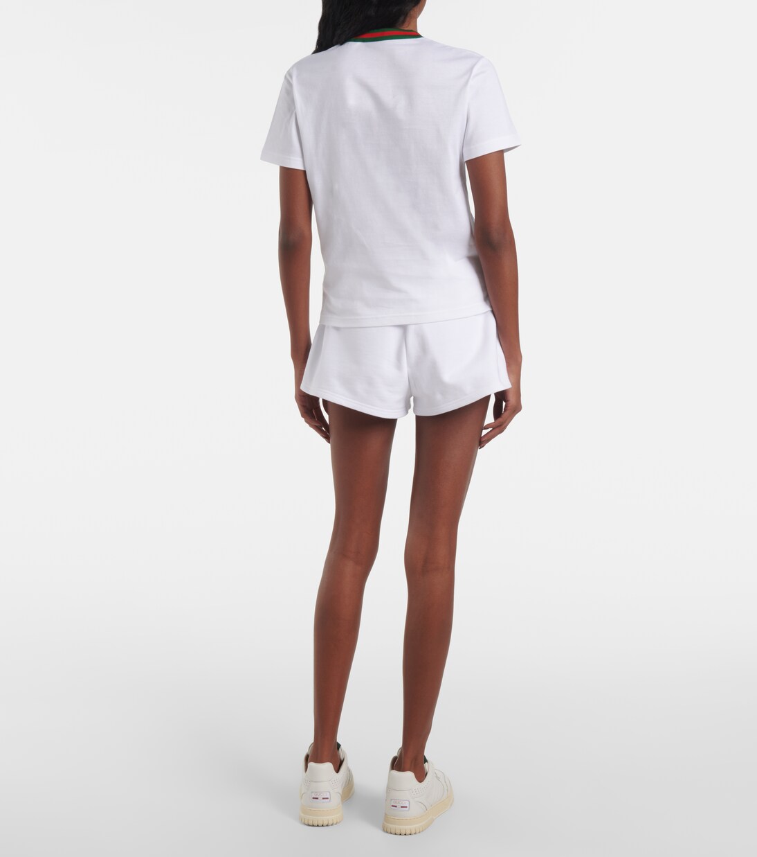 New 70s printed cotton jersey T-shirt | Gucci