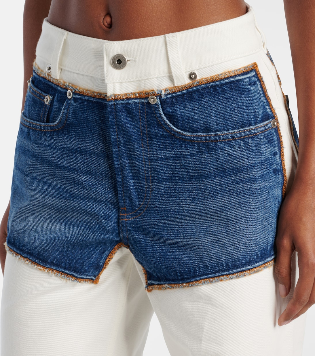 Jeans rectos Petit Grand de tiro alto | Jean Paul Gaultier