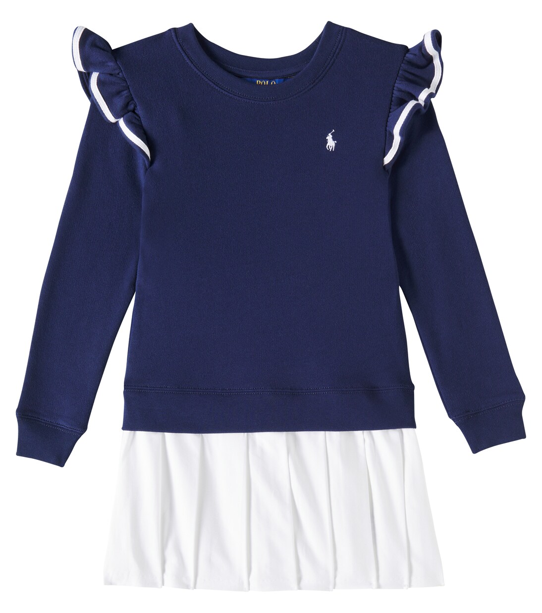 Robe rayée en coton mélangé | Polo Ralph Lauren Kids