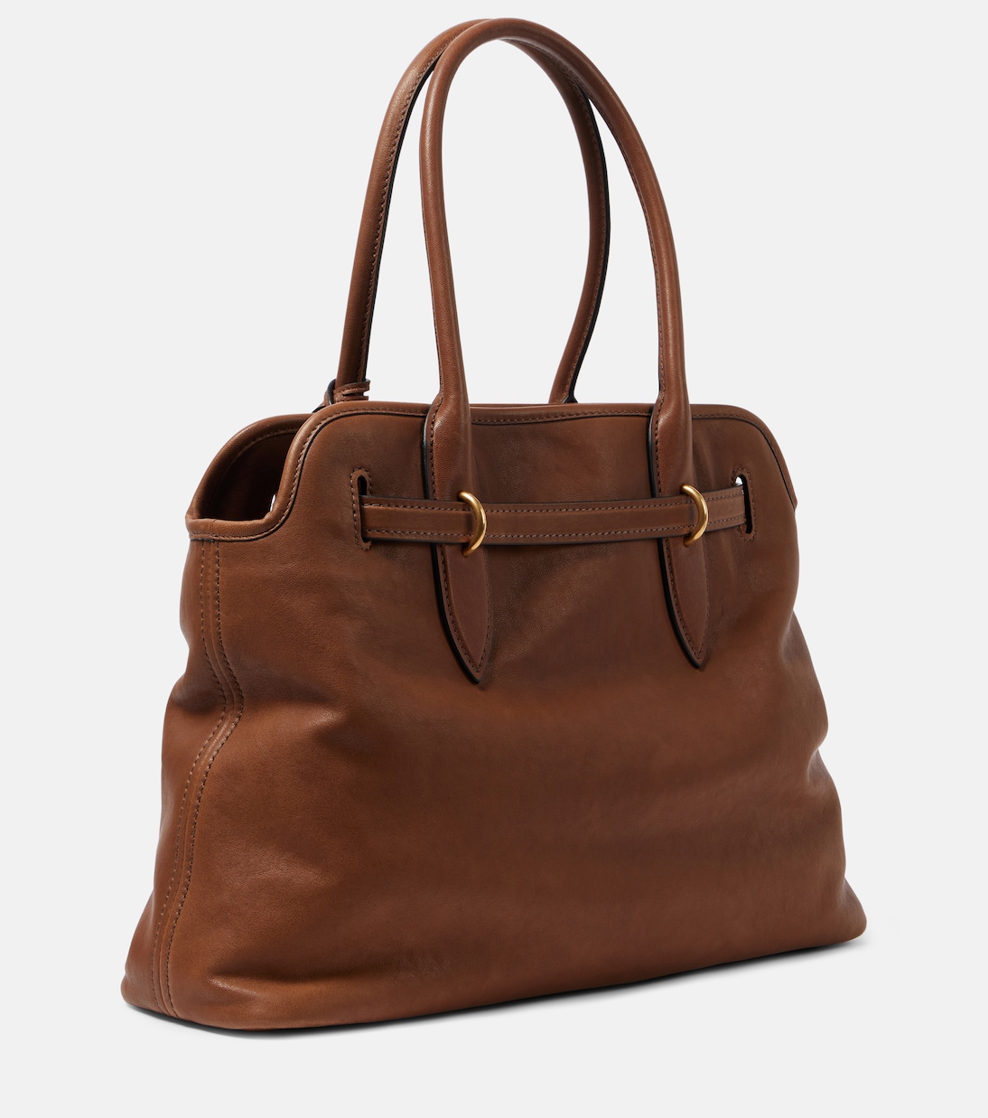 Tote Bag Aventure Medium aus Leder | Miu Miu