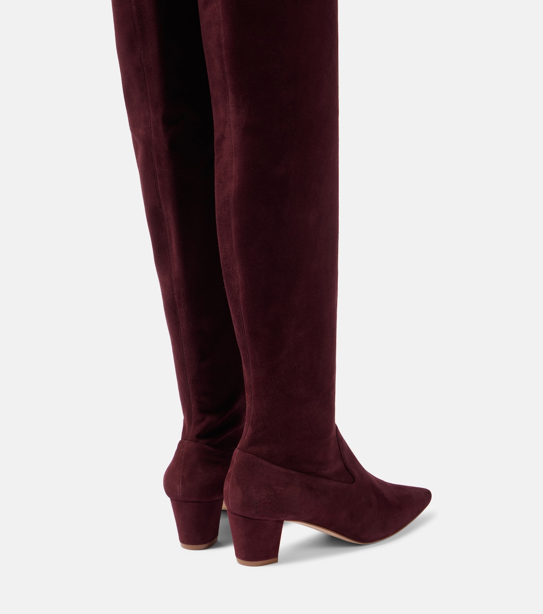Overknee-Stiefel Lupasca 50 aus Veloursleder | Manolo Blahnik