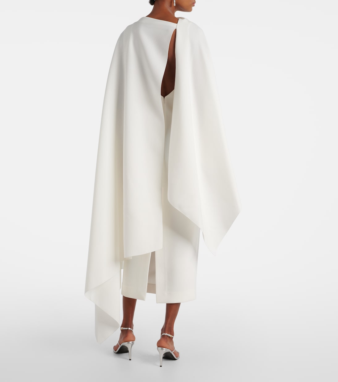 Robe de mariée midi Demetria en crêpe | Roksanda