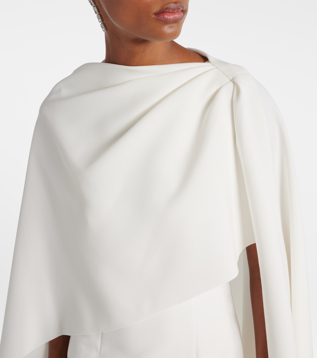 Robe de mariée midi Demetria en crêpe | Roksanda