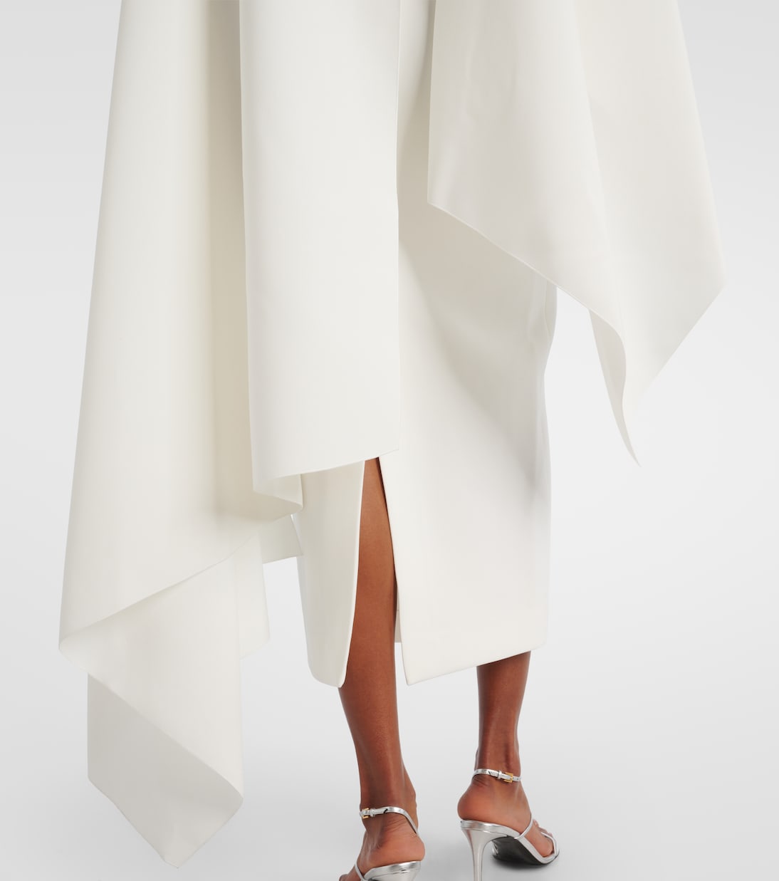 Robe de mariée midi Demetria en crêpe | Roksanda