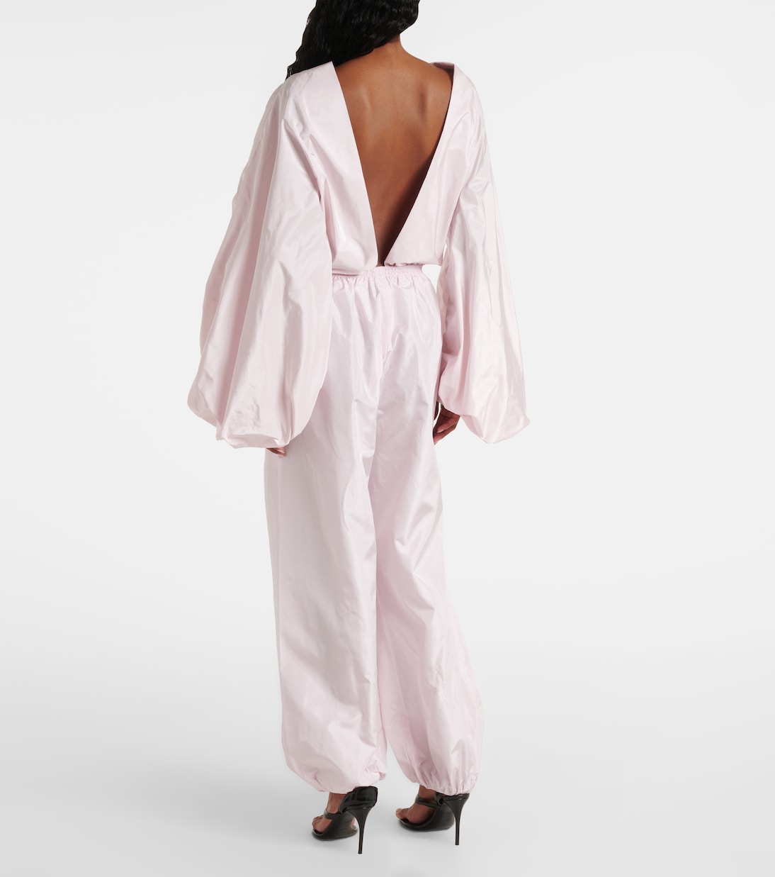 Pantalon ample Balloon en soie | Alaïa