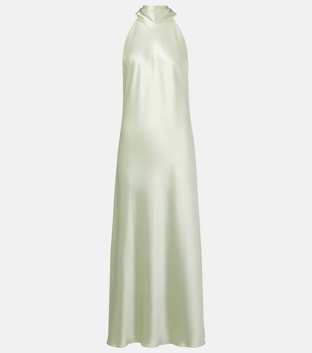 Robe longue Sienna en satin | Galvan