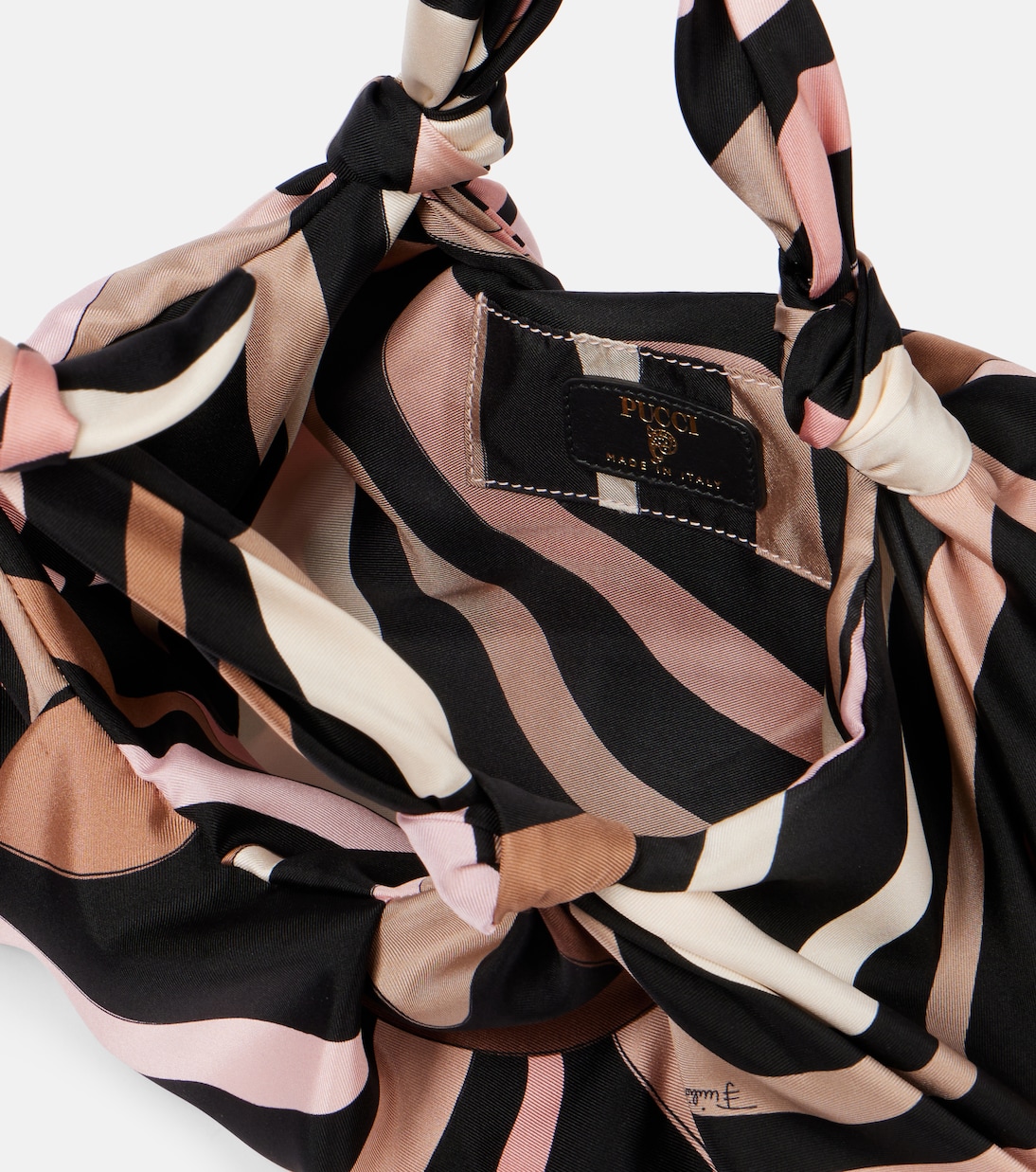 Small twill shoulder bag | Pucci