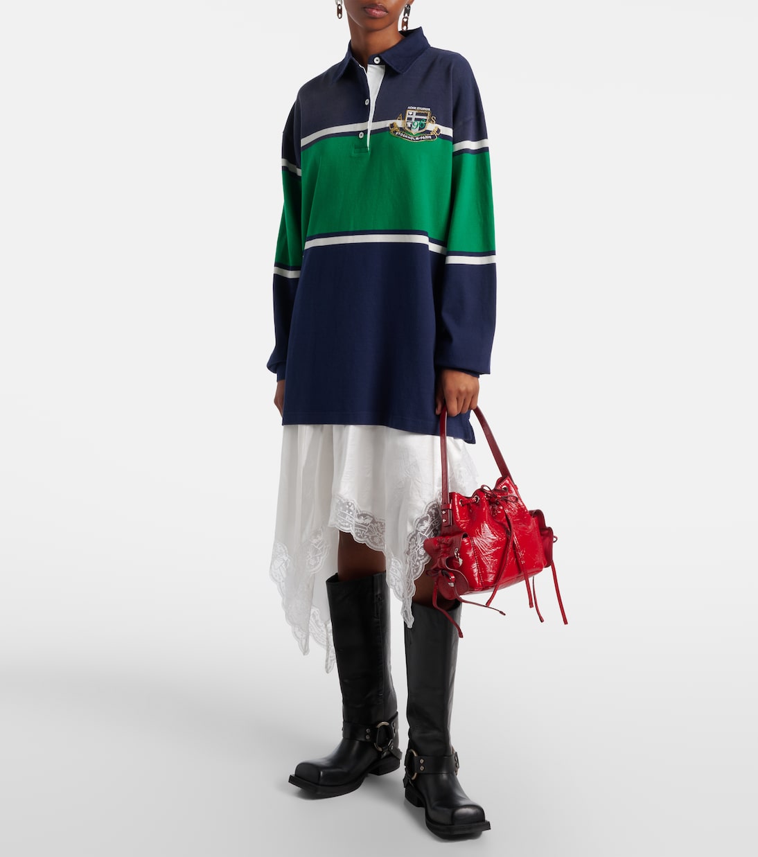 Bolso saco Multipocket Mini de charol | Acne Studios