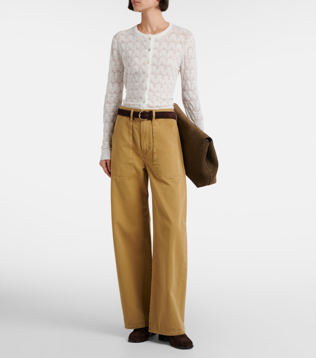 Cardigan aus Pointelle-Strick | Vince