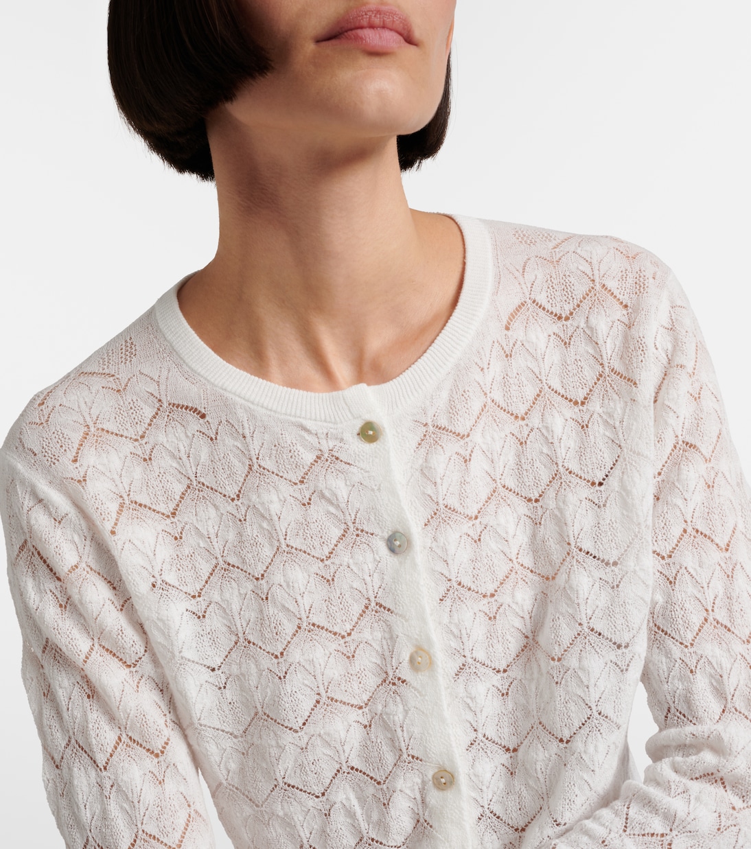 Cardigan aus Pointelle-Strick | Vince