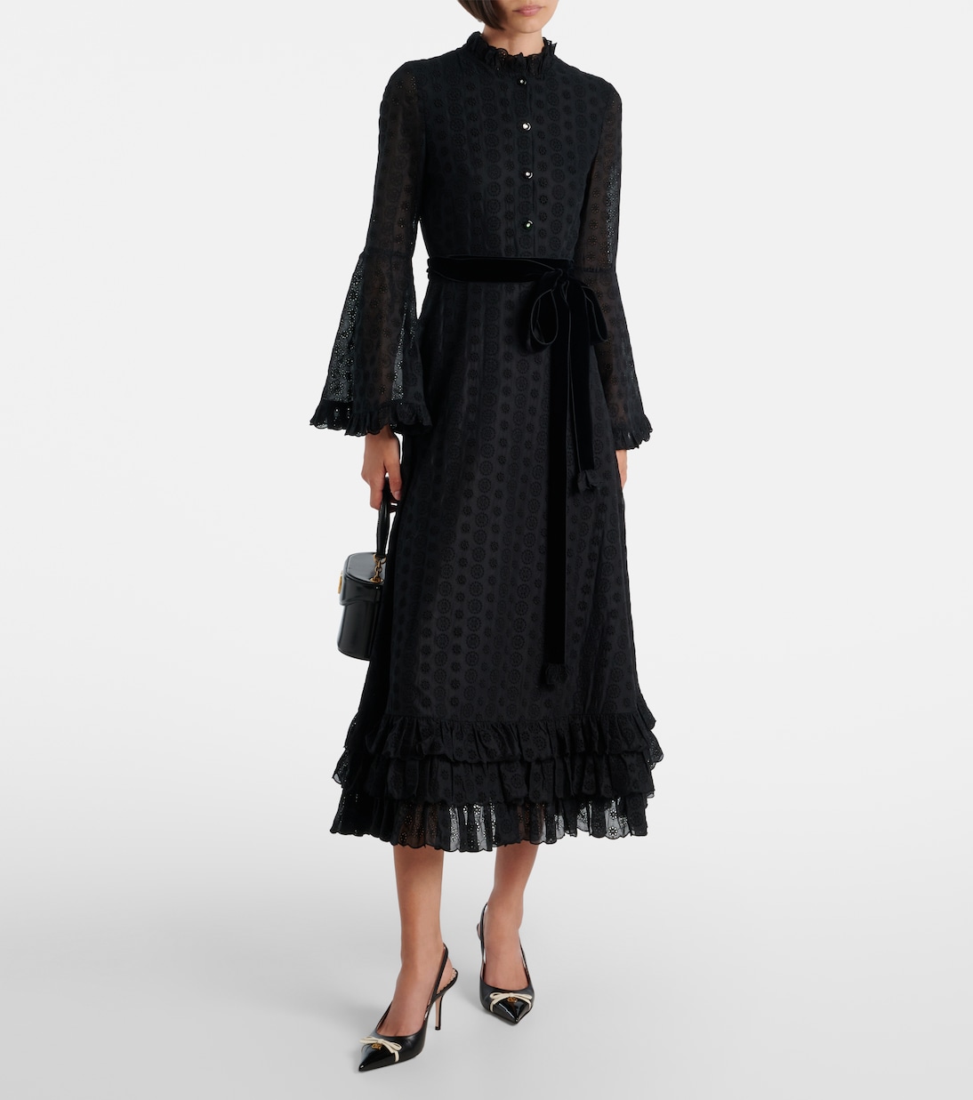 Daisy Sangallo belted cotton shirt dress | Valentino