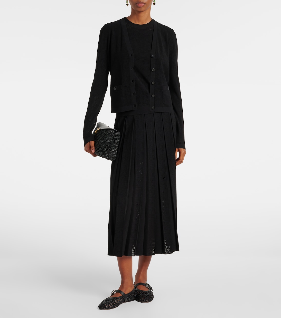 Plissierter Midirock | Tory Burch