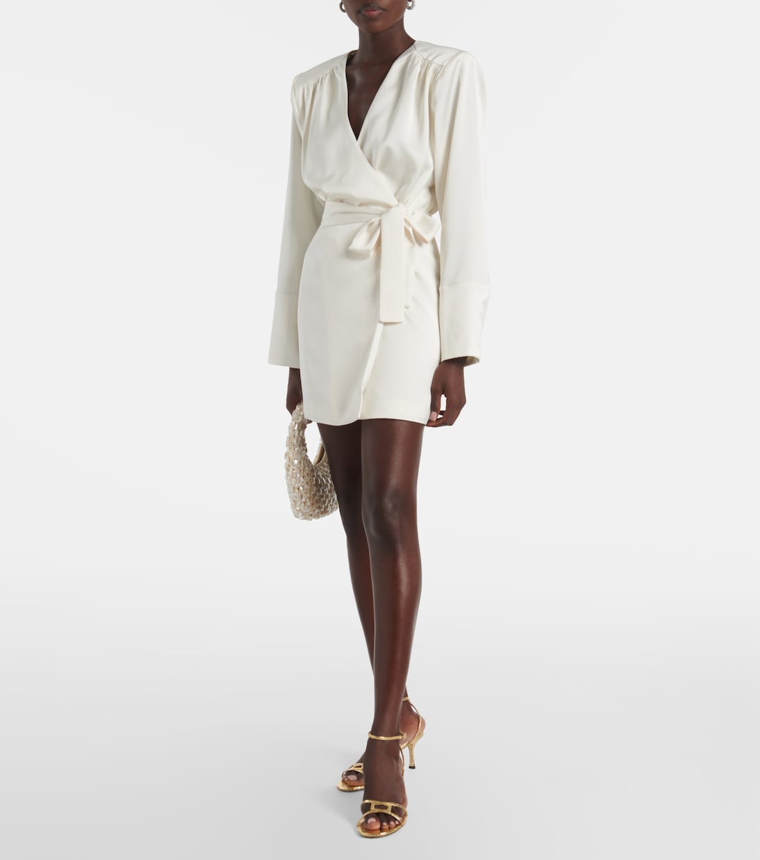 فستان لف من الساتان | Rotate