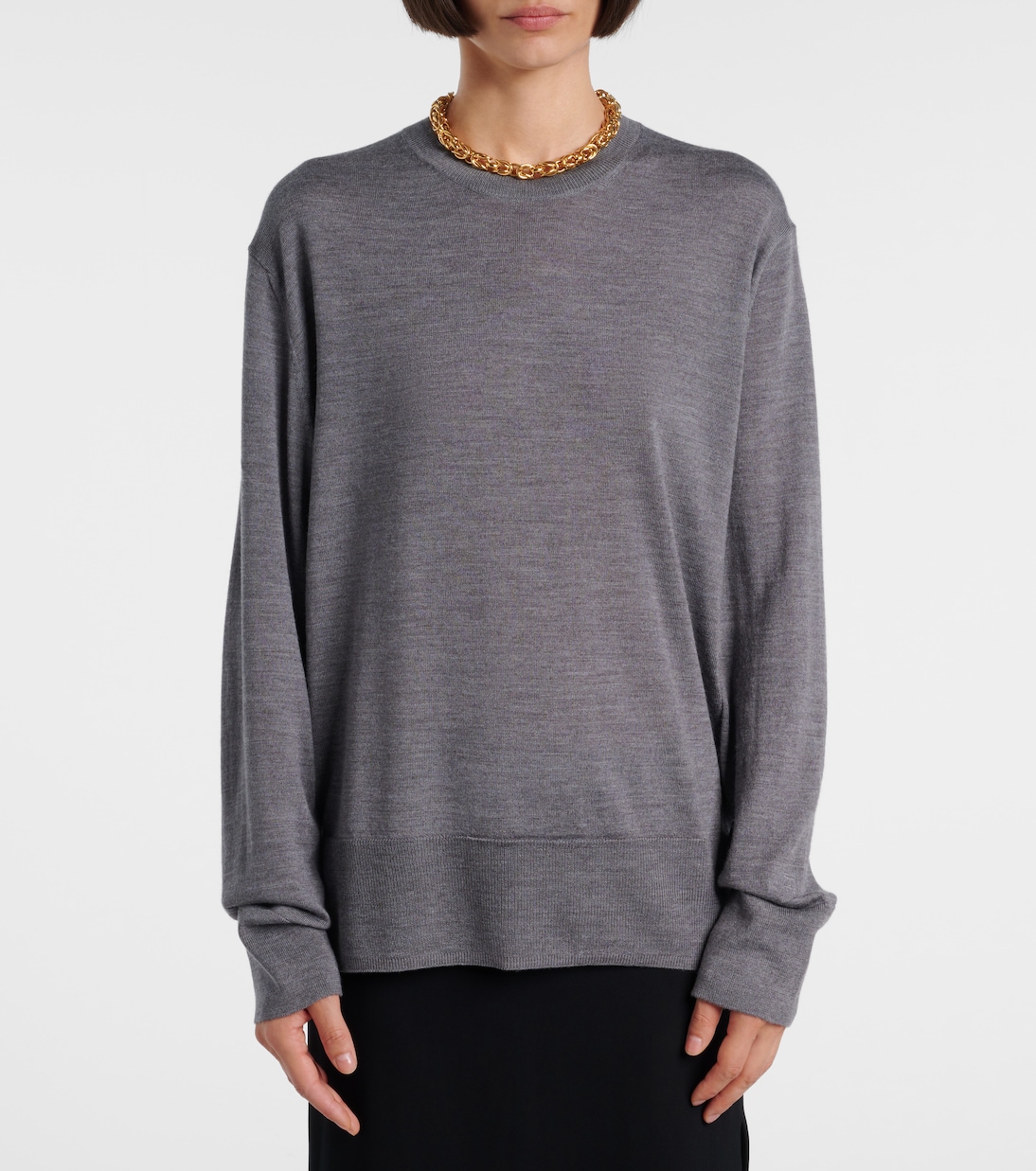 Pullover aus Wolle und Seide | Toteme