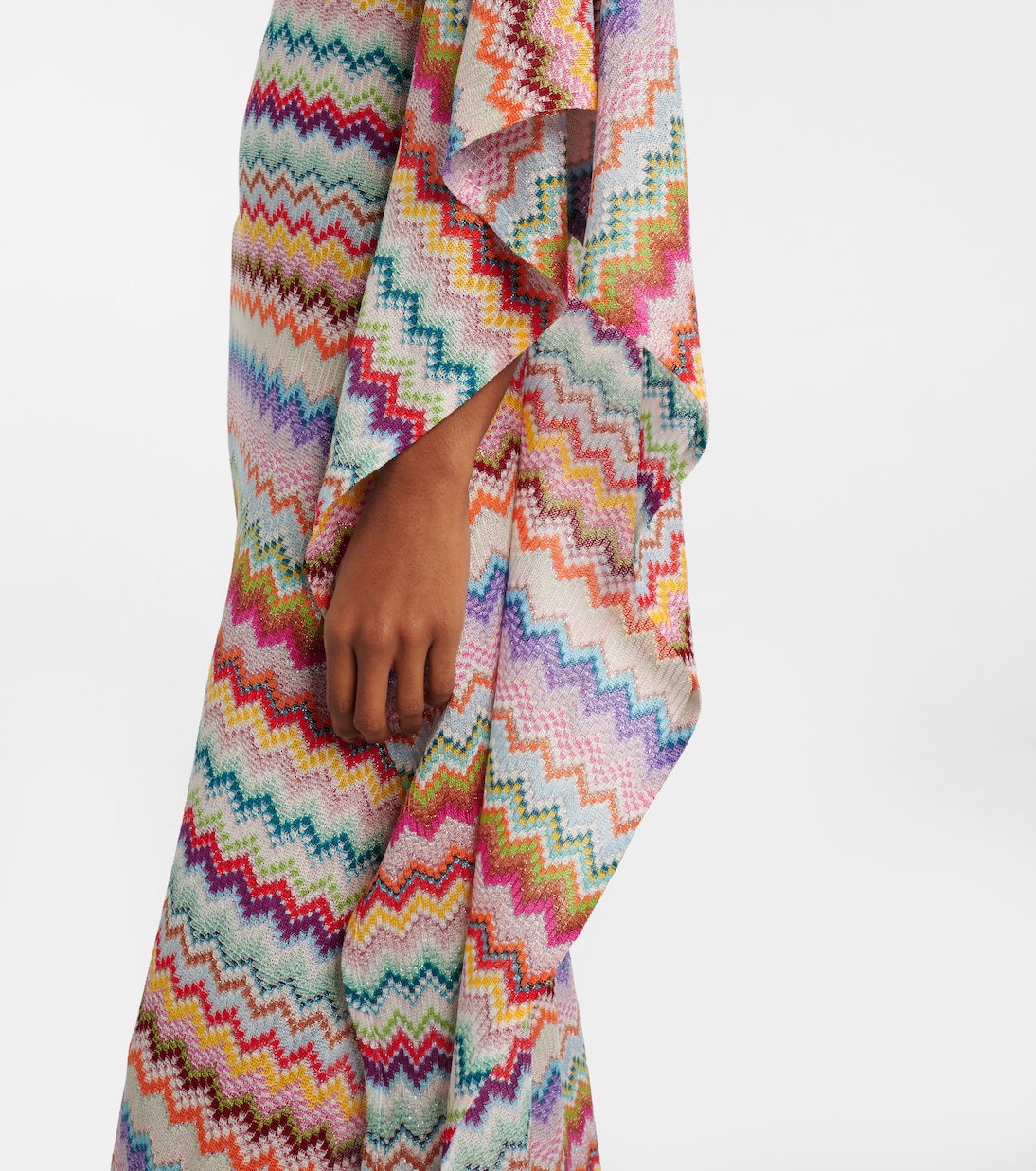 Zigzag lamé kaftan | Missoni